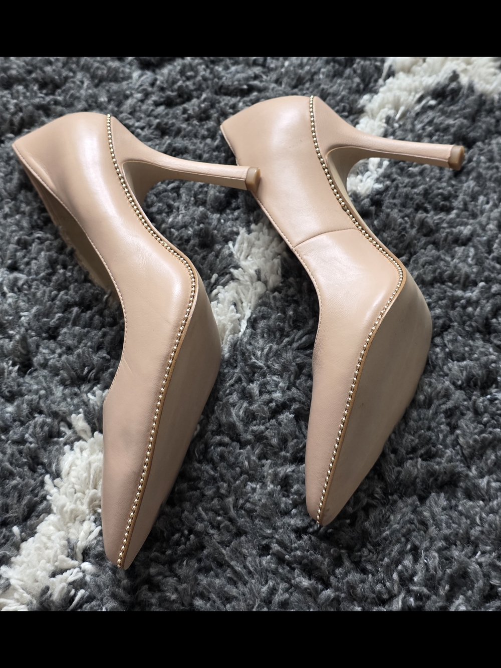 Coach Women's Tan Pointed Toe Pumps in Blush Size 7.5 - Picture 9 of 11